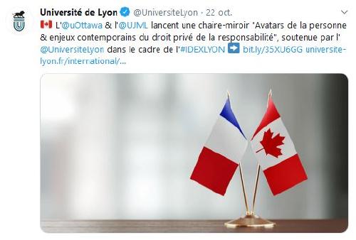 Tweet Universit�� de Lyon
