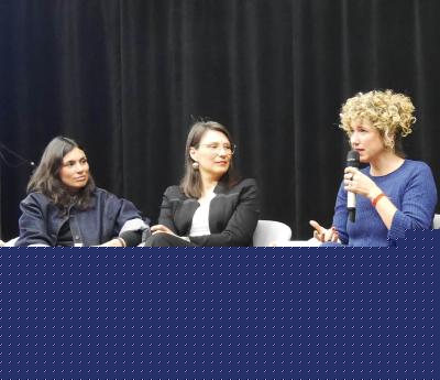 Marine duval, Simele Soares Rodrigues et Rita Carelli