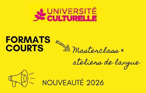 Universit�� culturelle - Conf��rences & ateliers